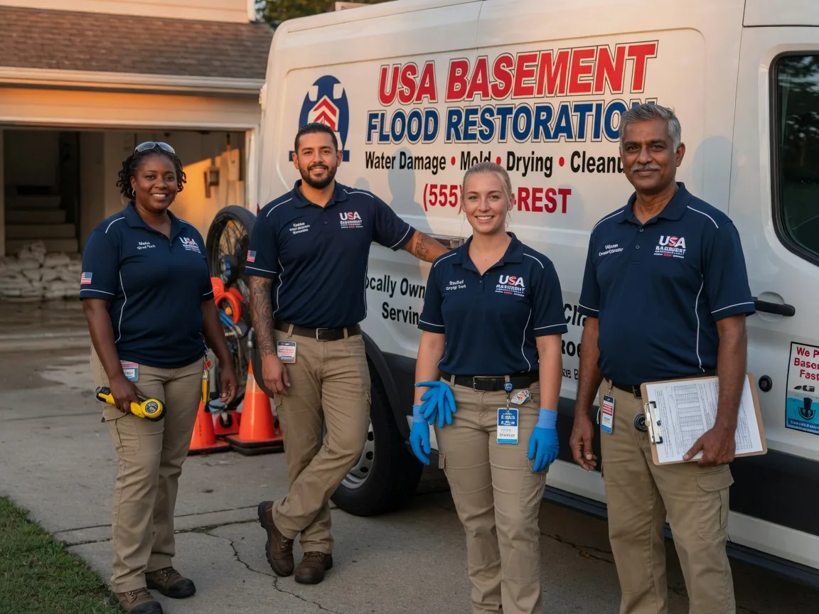 Basement Flood Cleanup company in Warrens, WI