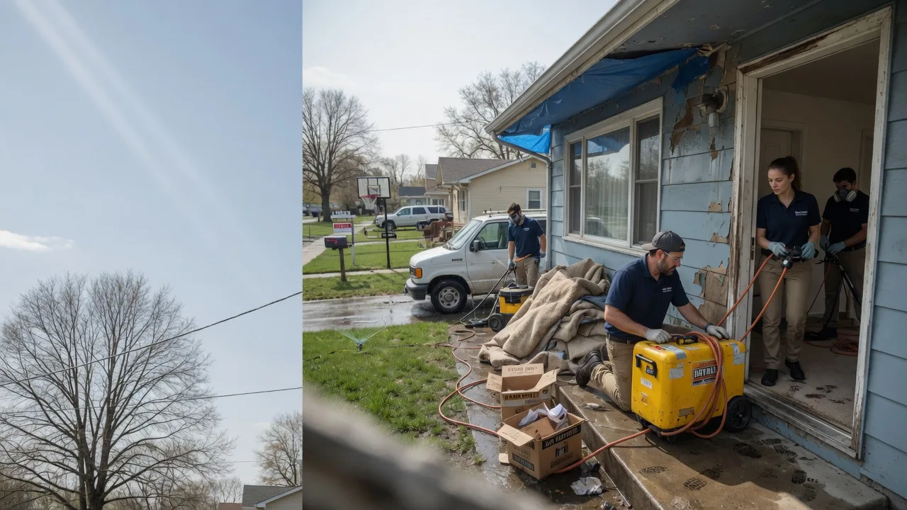Basement Flood Cleanup in Warrens, WI near me